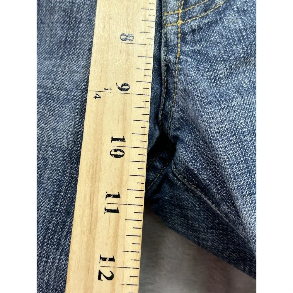 7 For All Mankind Relaxed Straight Jeans Men's Size 34x30 Western Cowboy Grunge